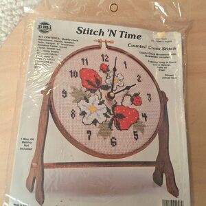 Flora Stitch In Time Crosstitch Kit.